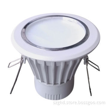 LED downlight, 3W, over 210 lm, aluminum + PC